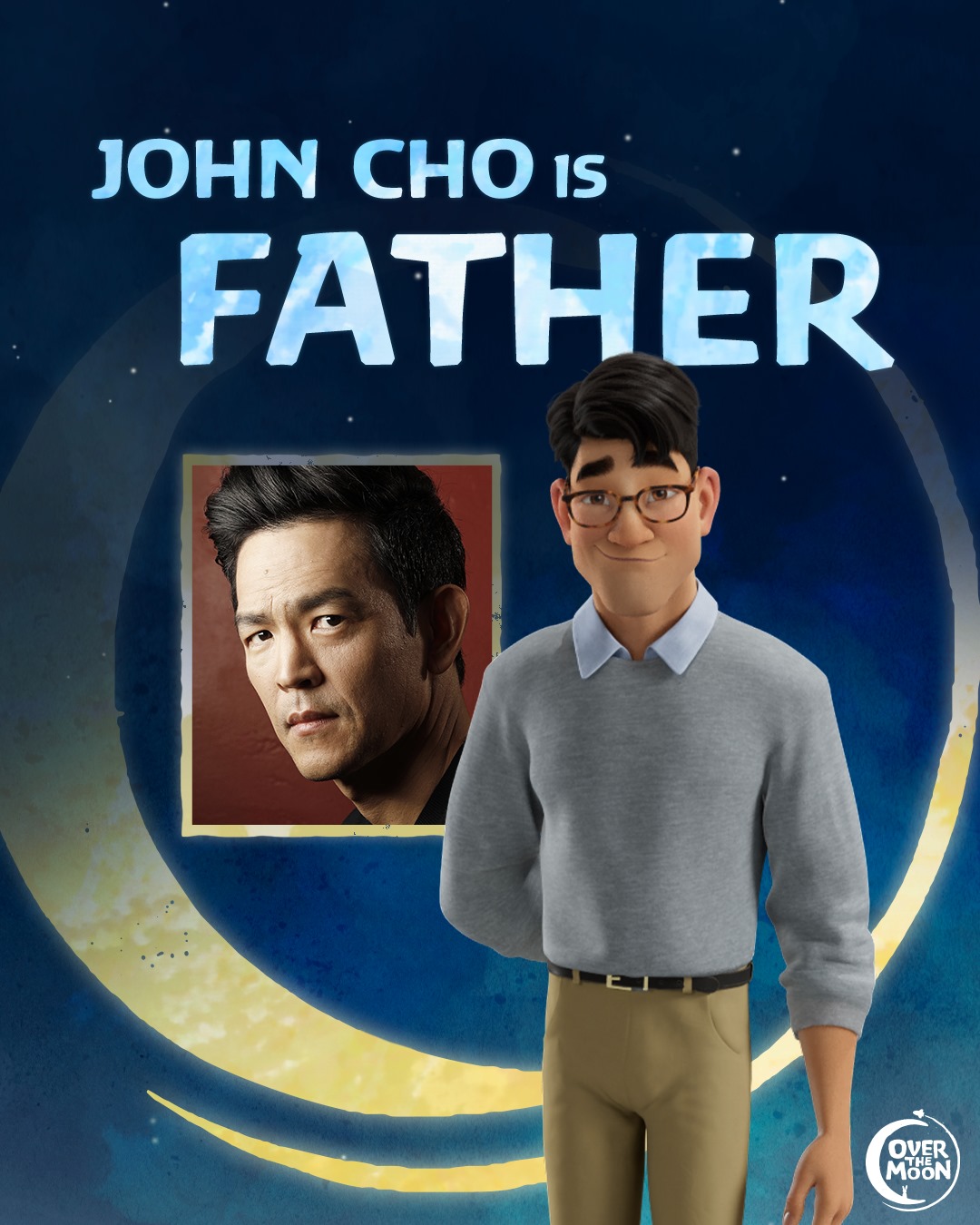 John Cho, Pengisi Suara dan Pemeran Film Animasi Over The Moon